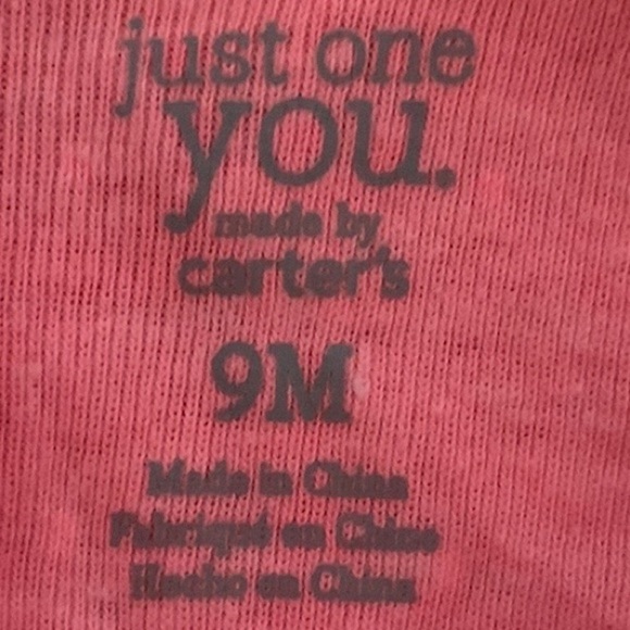 Carter’s Birthday Girl Romper 9 Months Pink Tutu Snaps Just One You Ruffles - Picture 5 of 6